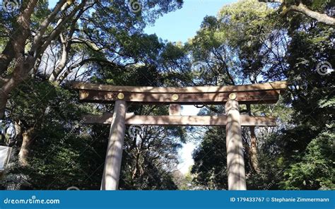 Entrance Gate To Meiji Jingu Shrine Editorial Photography - Image of shrine, meiji: 179433767