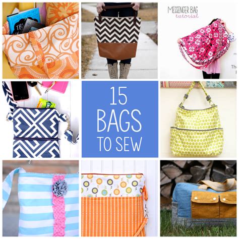 15 More Bags to Sew - Crazy Little Projects