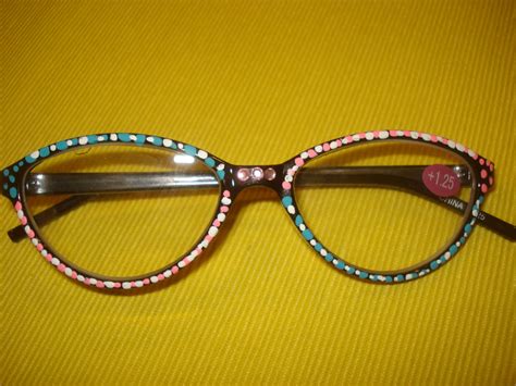 Hand Painted Reading Glasses or Clear Fashion Glasses - Etsy