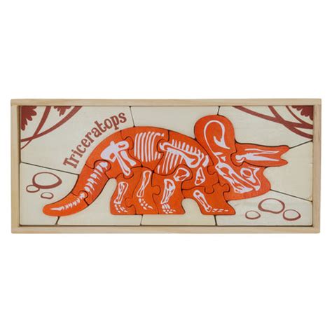 Dinosaur Skeleton Puzzle - Triceratops – Kidding Around NYC