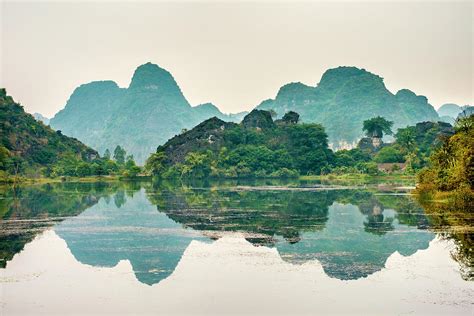 Karst Mountain Landscape, Ninh Binh, Vietnam Photograph by Cavan Images ...