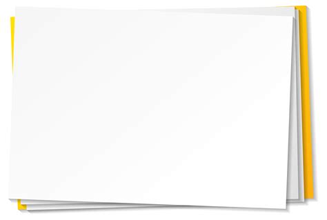 Blank paper note template on white background 1845983 Vector Art at Vecteezy