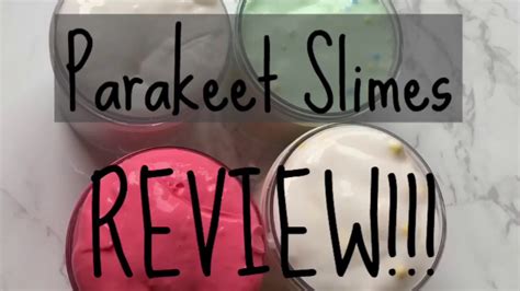 Parakeet Slimes Review | Reviewing Cereal Milk!! - YouTube