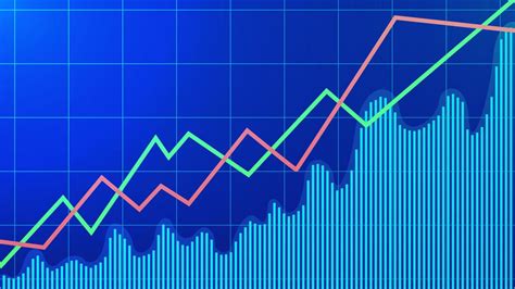 Stock market investment trading graph concept background. Economic ...