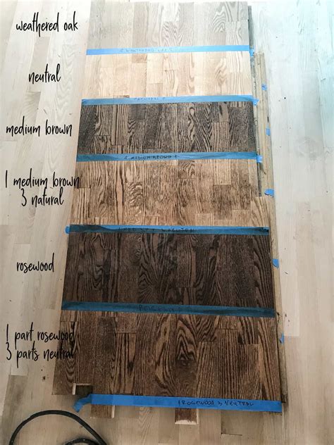 Red Oak Floor Stains - Photo Guide