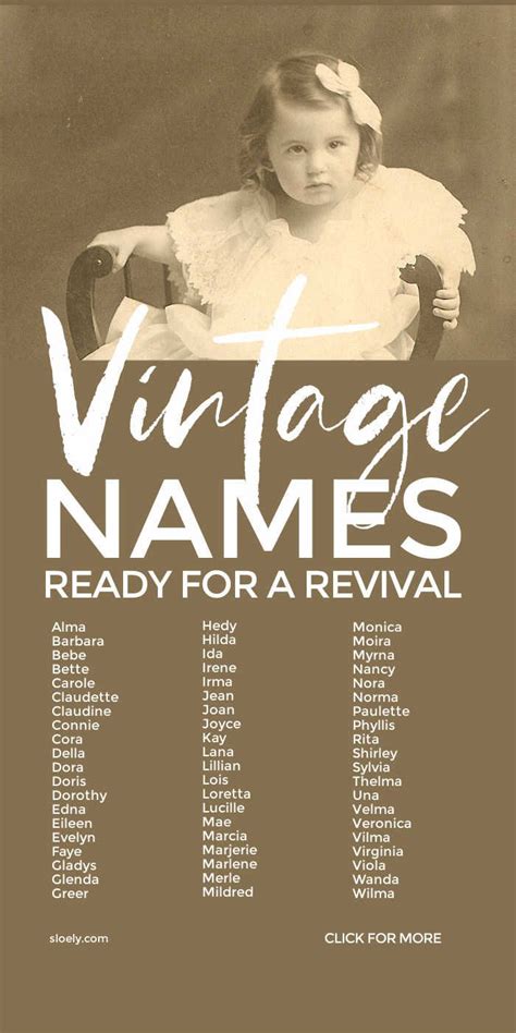 Unique Vintage Baby Girl Names Making a Comeback