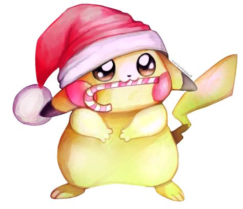 ArtStation - Christmas pikachu