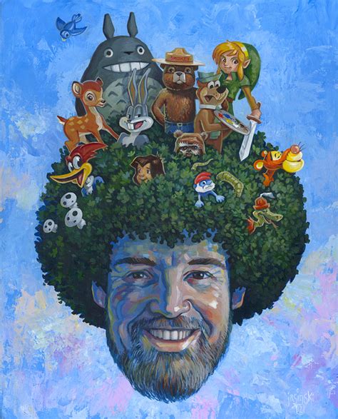 Happy Little Trees, A Tribute Art Show to Instructional Painter Bob Ross