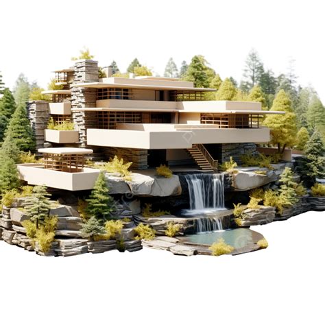 The Fallingwater, House, Castle, Transparent PNG Transparent Image and Clipart for Free Download