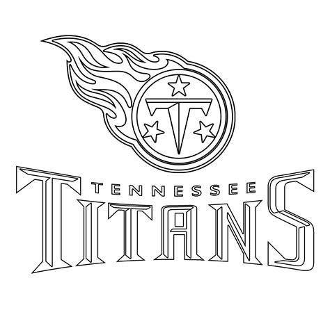 Tennessee Titans Football Coloring Pages Coloring Pages