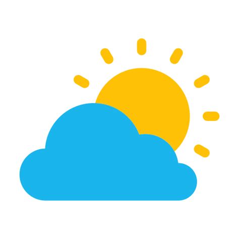 Cloud, sun, sunny, weather icon - Free download