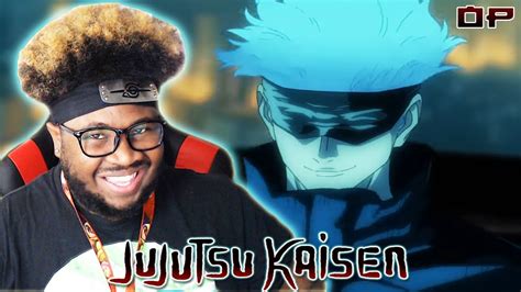 JUJUTSU KAISEN OPENING REACTION - YouTube