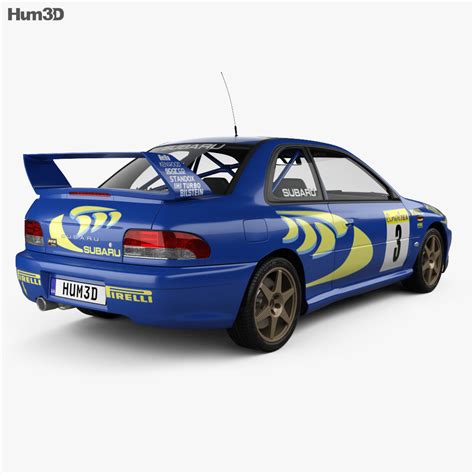 Subaru Impreza 22B Rally coupe 2001 3D model - Vehicles on Hum3D