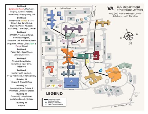 Campus Map | VA Salisbury Health Care | Veterans Affairs