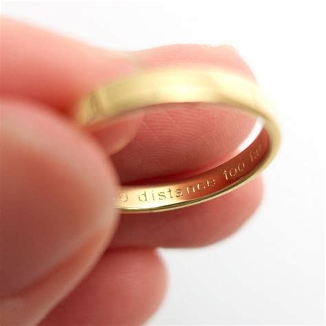 Personalized Ring Engraving Ring Order Add-on Custom Deep - Etsy