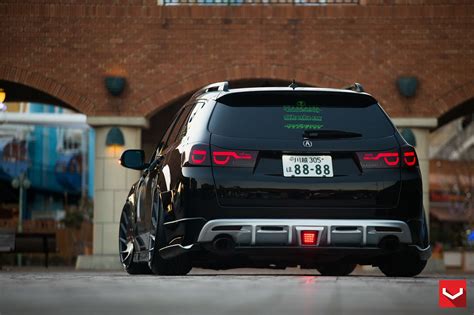 Slammed Glossy Black Acura TSX — CARiD.com Gallery