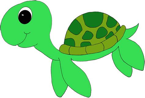 Sea turtle clipart | Turtle images, Free clip art, Cute turtles