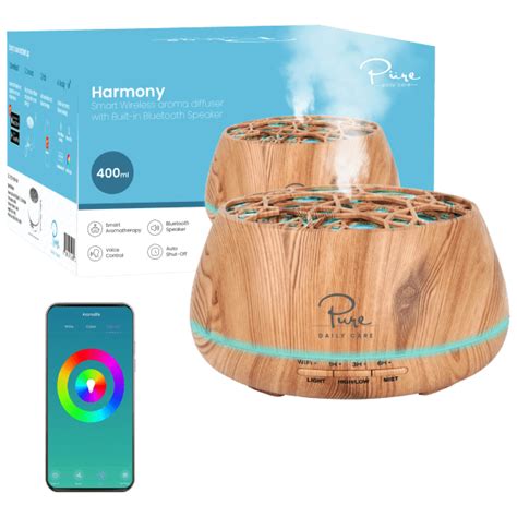 Meh: Harmony Smart WiFi Diffuser with Bluetooth Speaker & Essential Oils