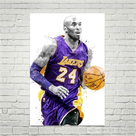 Kobe Bryant Los Angeles Lakers, Basketball Print, Sports Wall Art, Man ...