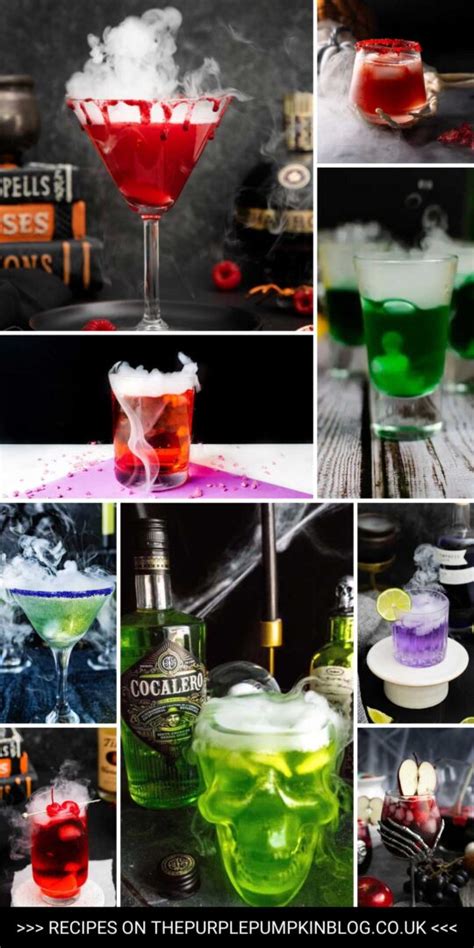 Using Dry Ice In Drinks for Halloween - Spooky Cocktail Ideas