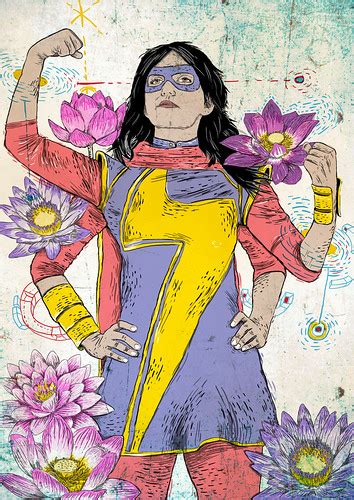 Ms. Marvel / Lakshmi / Kamala | Projeto desenhos Idi_ota Ms.… | Flickr