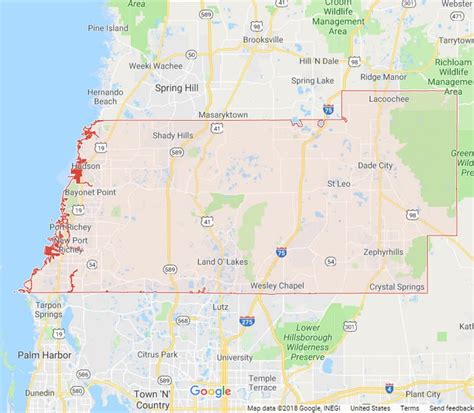 Map Of Pasco County Florida - Maping Resources