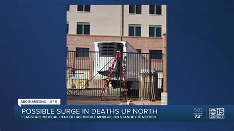 Flagstaff hospital brings in refrigerated truck as morgue