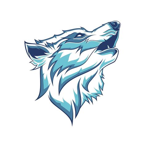 ilustração vetorial do logotipo da cabeça de lobo 4967564 Vetor no Vecteezy