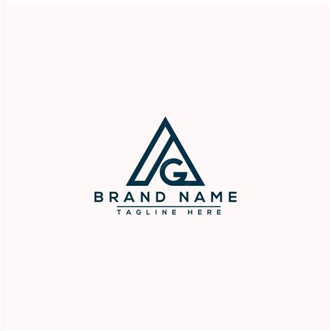 Premium Vector | Ag logo design template vector graphic branding element