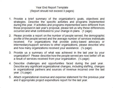 22+ End of Year Report Templates - Free Sample, Example, Format Download! | Free & Premium Templates