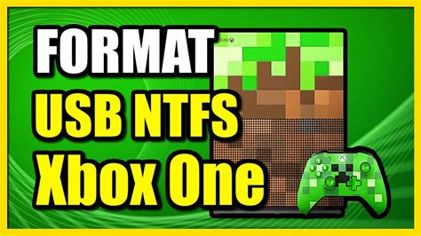 How to Format USB Drive to NTFS for Xbox One Storage or Captures (Easy Tutorial) - YouTube