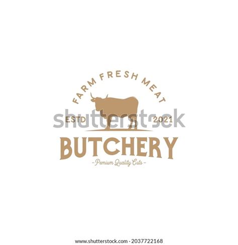 Butcher Shop Logo Vector Illustration Stock Vector (Royalty Free ...