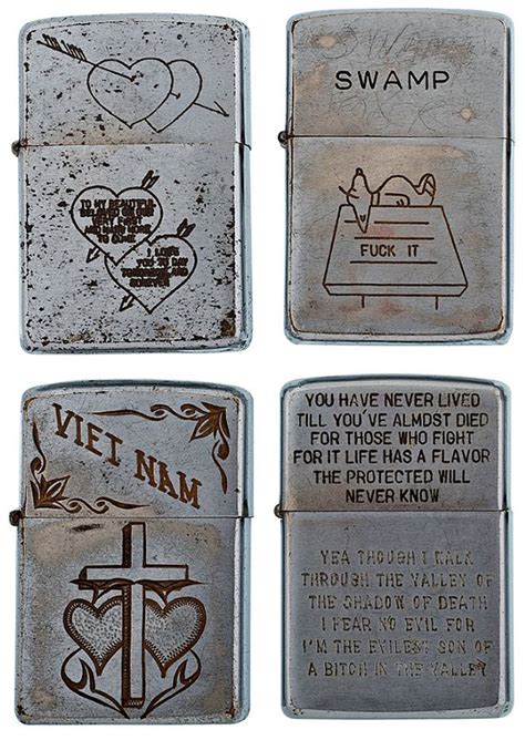 Soldiers Engraved Lighters from Vietnam » TwistedSifter