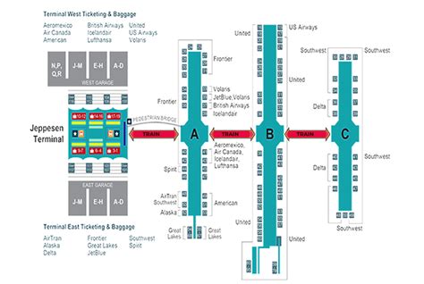 Denver Airport Map - Denver International Airport Map