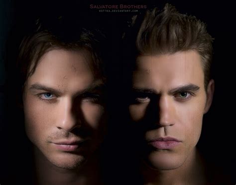 Salvatore brothers by Kot1ka on DeviantArt