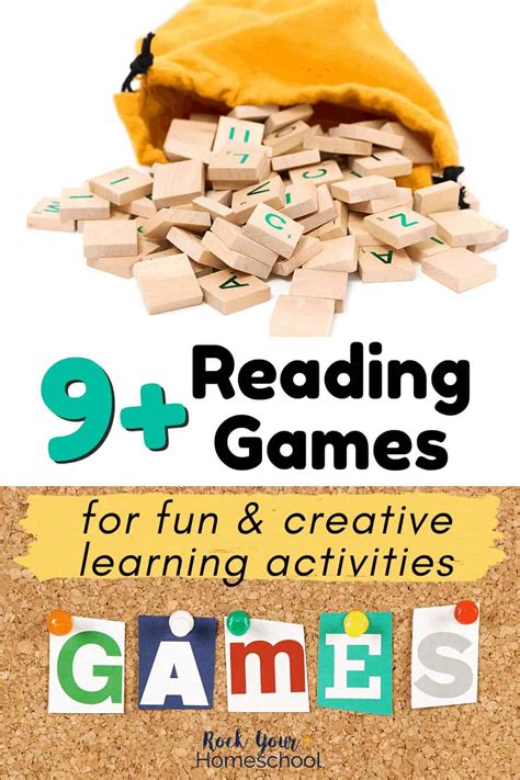 9+ Fun Reading Games for Kids for Creative Learning Activities