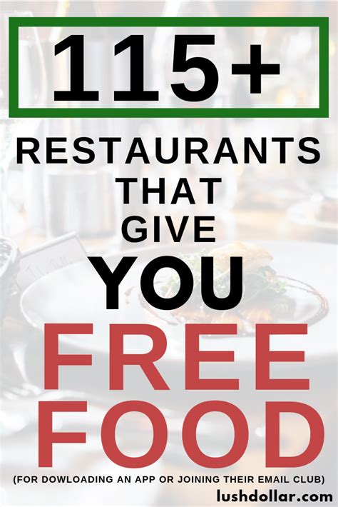 115+ Restaurant Apps That Give Free Food for Downloading