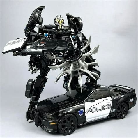 Transformers Barricade Police Car 9-Inch Action Figure Model Toy(ABS ...