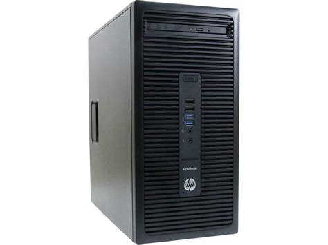 Refurbished: HP ProDesk 600 G2 MT Desktop PC, Intel Core i7-6700 3.40GHz, 8GB DDR4 RAM, 256GB ...