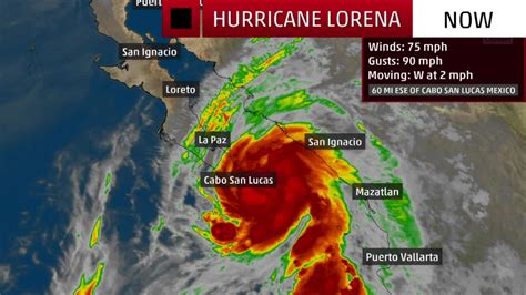 Hurricane Lorena Bearing Down on Cabo San Lucas | The Weather Channel