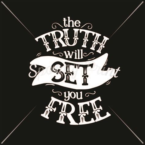 The truth will set you free By spoonyprint | TheHungryJPEG