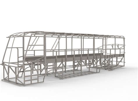 3D BUS STRUCTURE | CGTrader