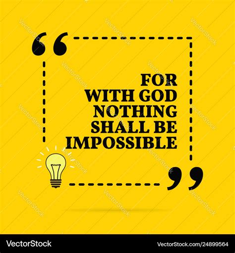 Inspirational motivational quote for with god Vector Image