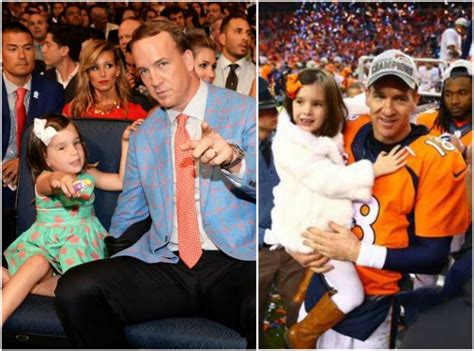 All-time greatest quarterback Peyton Manning and family