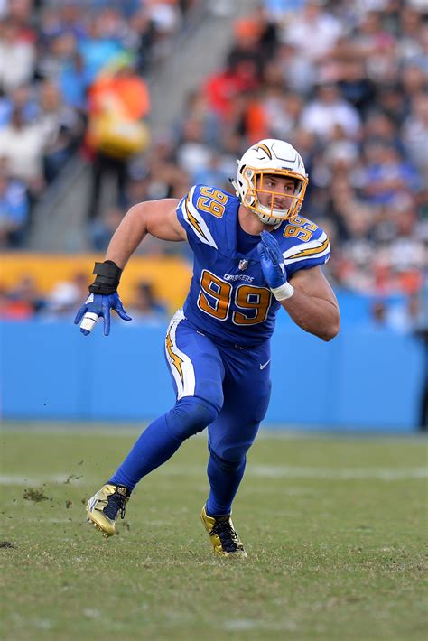 Chargers' Joey Bosa returns to practice field after being sidelined all ...