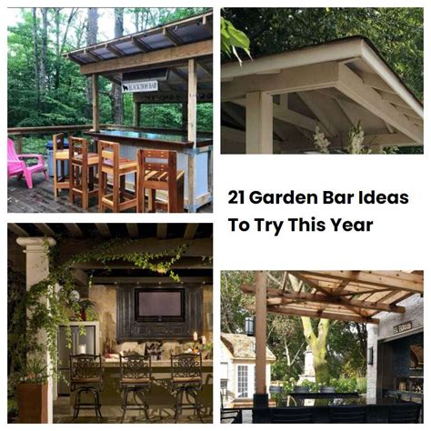 21 Garden Bar Ideas To Try This Year | SharonSable