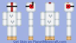 Upright chicken head Minecraft Skin