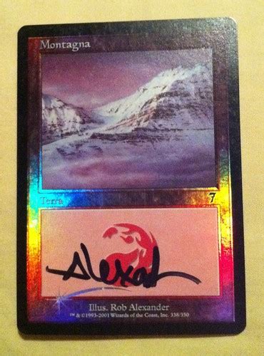 MTG Mountain Signed By Rob Alexander | Ario Gaviore | Flickr