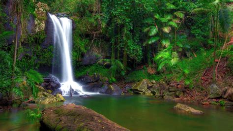 Tropical Waterfall Wallpapers - Top Free Tropical Waterfall Backgrounds - WallpaperAccess