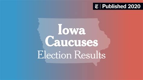 Iowa Caucus Results 2020 - The New York Times